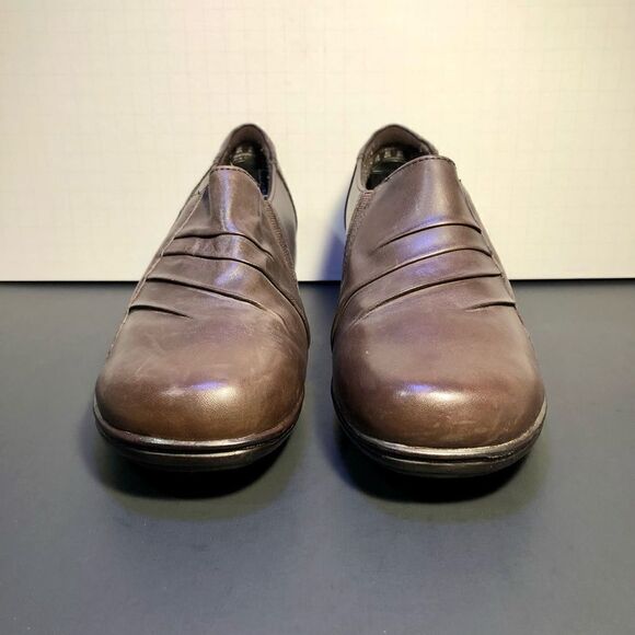 Womens THOM MCAN Brown Wedge Slip On Shoes / Size 8.5 - Picture 3 of 9